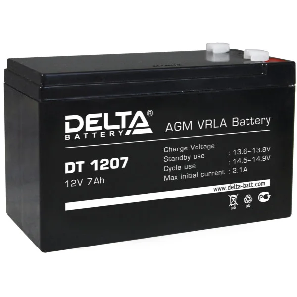 Аккумулятор Delta DT 1207 в Ханты-Мансийске