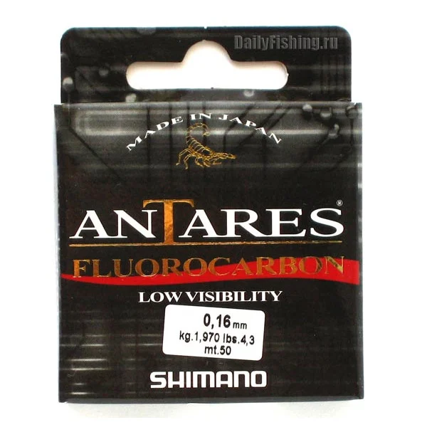 Леска зимняя Shimano Antares Fluorocarbon 30 м. 0,08 мм в Ханты-Мансийске