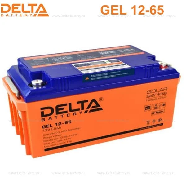 Аккумуляторная батарея Delta GEL 12-65 в Ханты-Мансийске