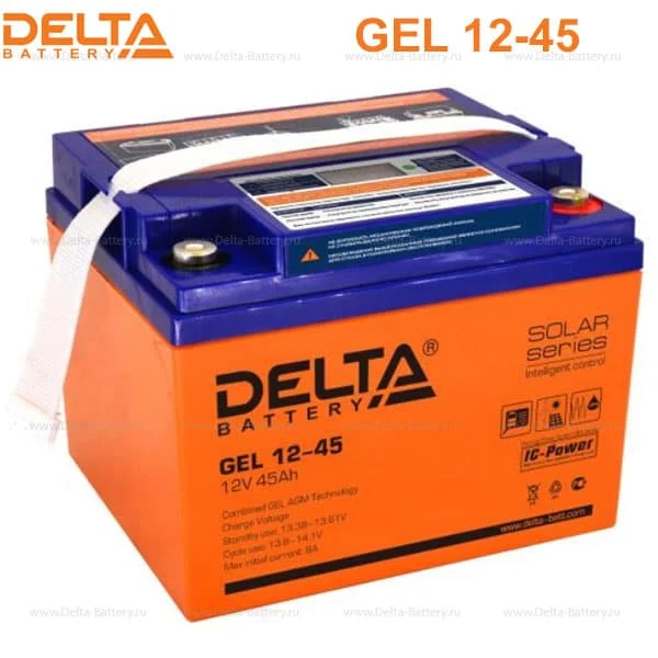 Аккумуляторная батарея Delta GEL 12-45 в Ханты-Мансийске