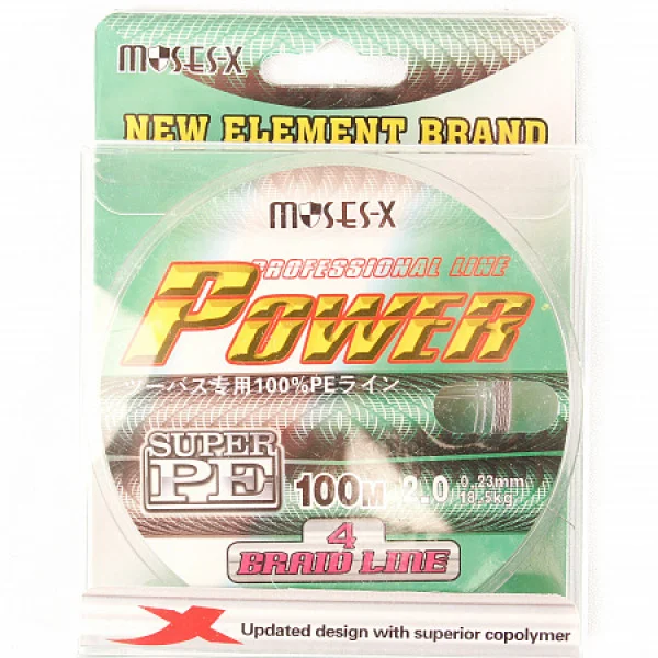 Шнур плетеный Moses-X Power 100 метров в Ханты-Мансийске